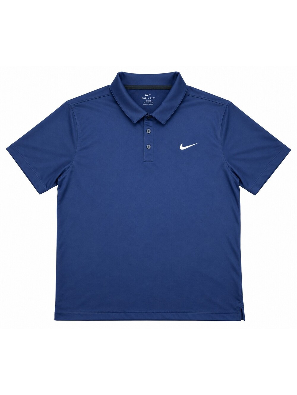 Nike Dri-FIT Polo Shirt Men’s XXL Tall 2XLT Navy Blue Golf Performance Swoosh